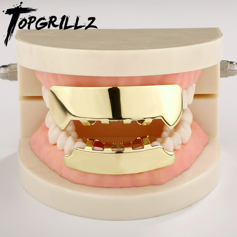 Street Fashion Loverboy Hat - TOPGRILLZ Cyberpunk Square Glossy Tooth Grillz