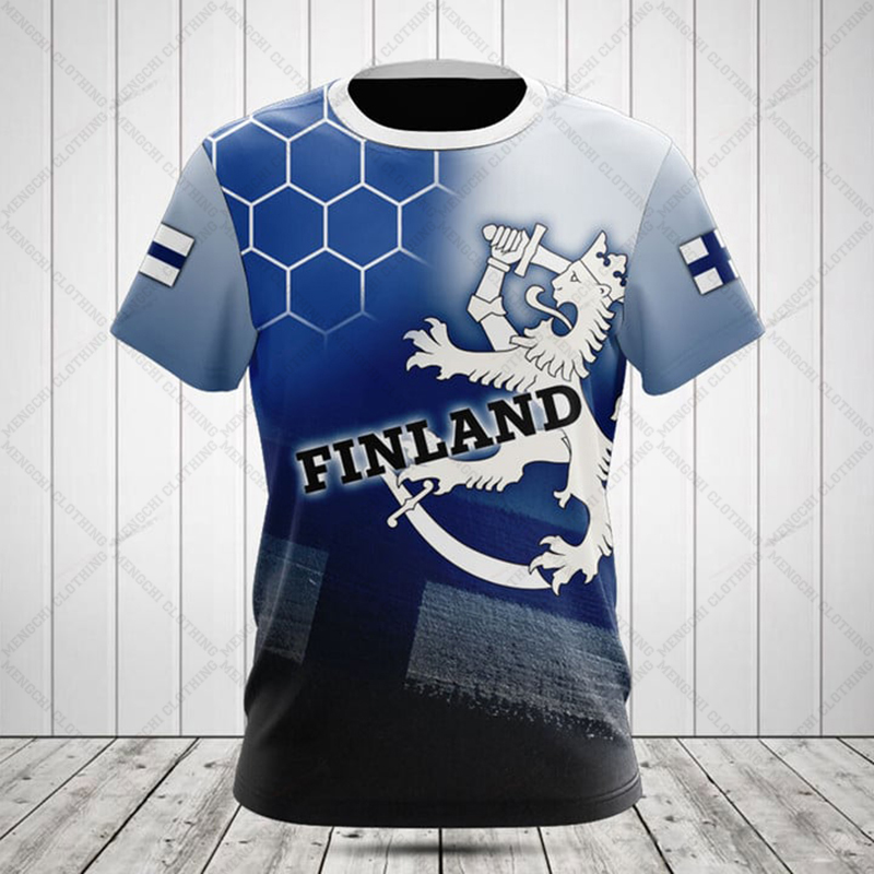 Street Fashion Mood - Custom Name Summer Casual Finland Flag