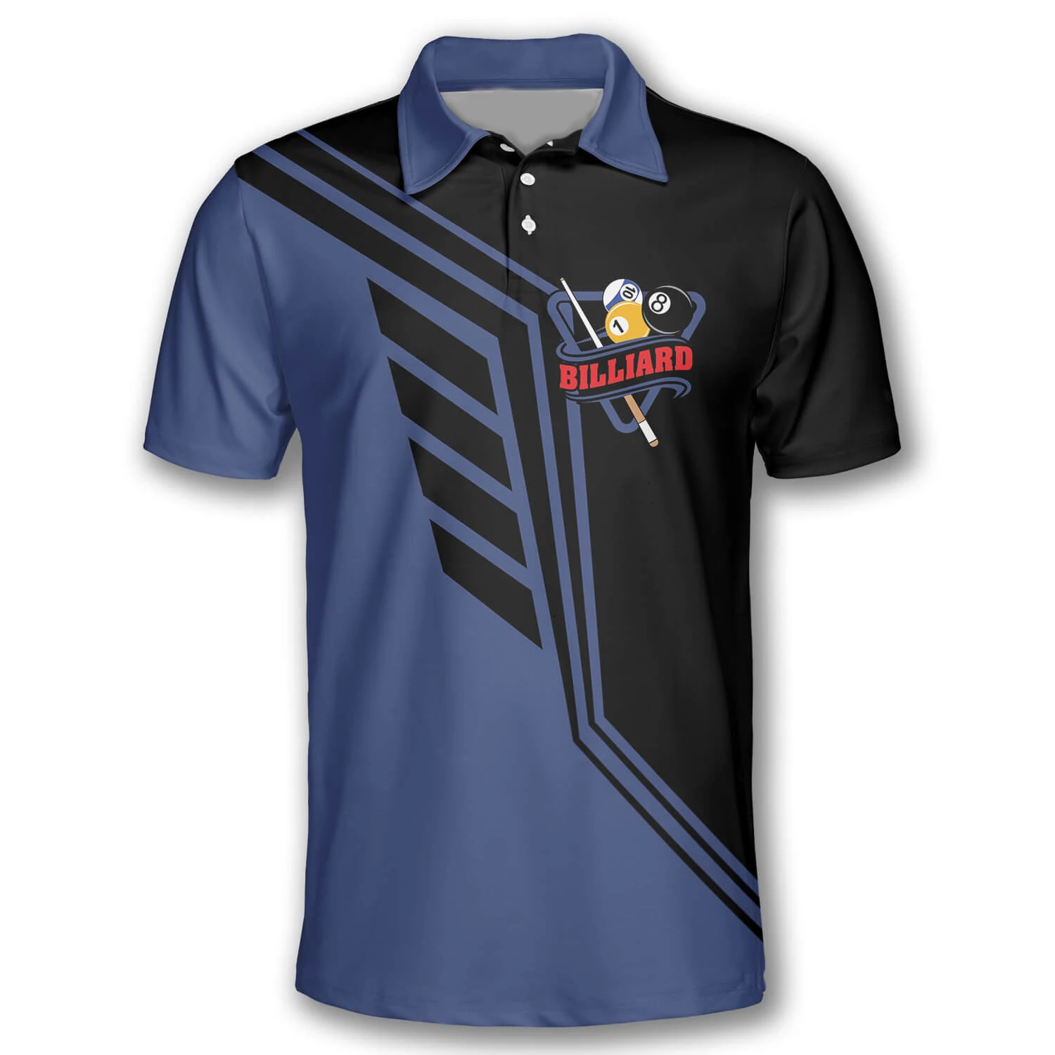 Street Fashion Mood - 3D Printing billiards Polo Shirt Harajuku