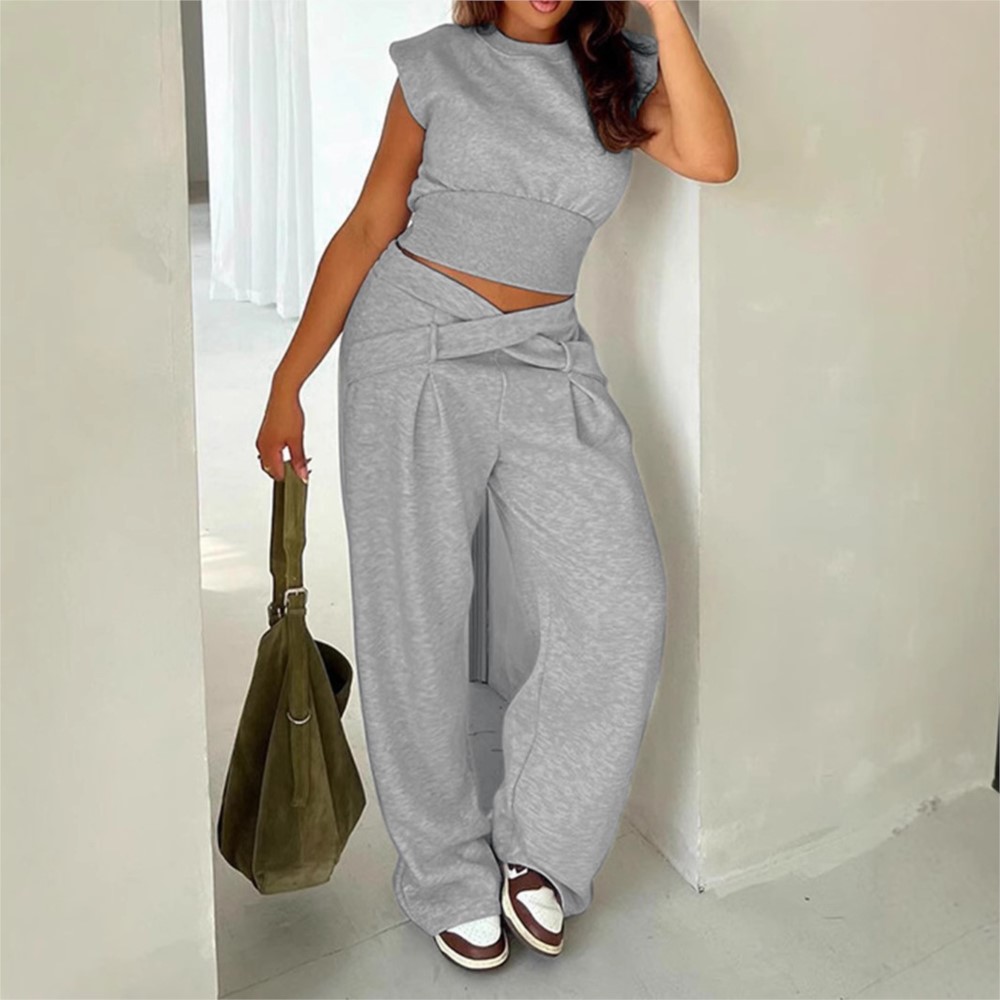 Street Fashion Girls - Spring Summer Women's Short Sleeved Solid