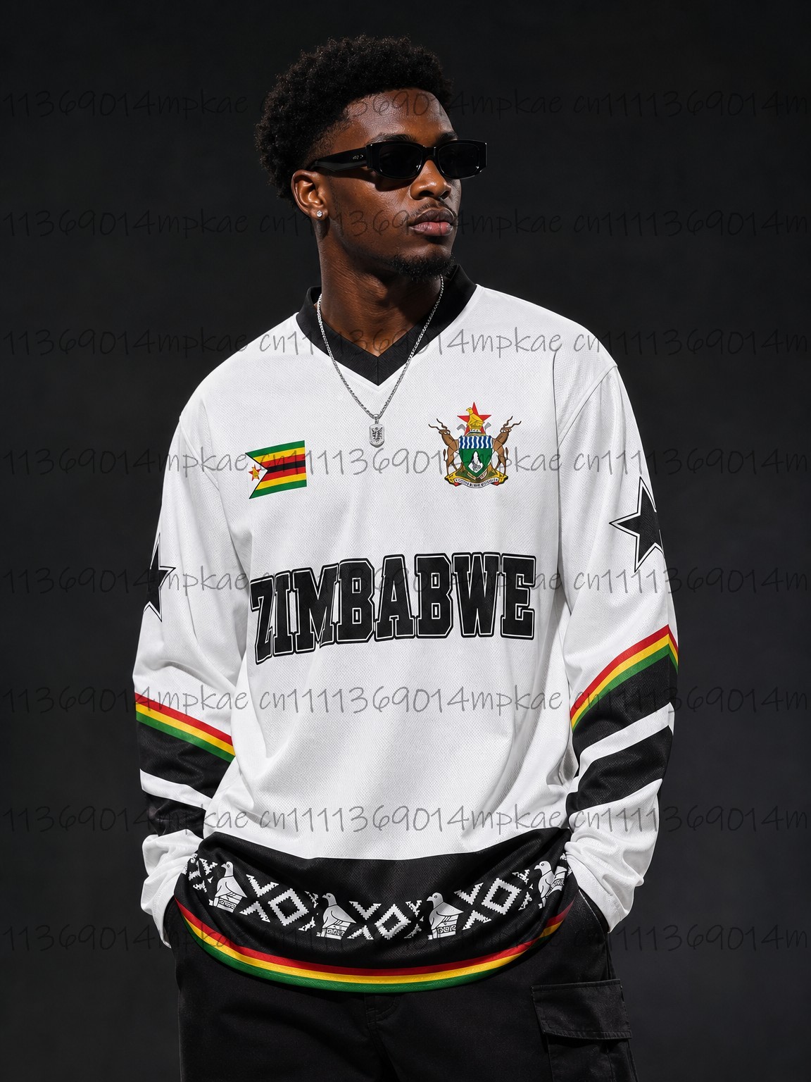 Street Fashion China - Autumn Zimbabwe Ethnic Street Style Printed