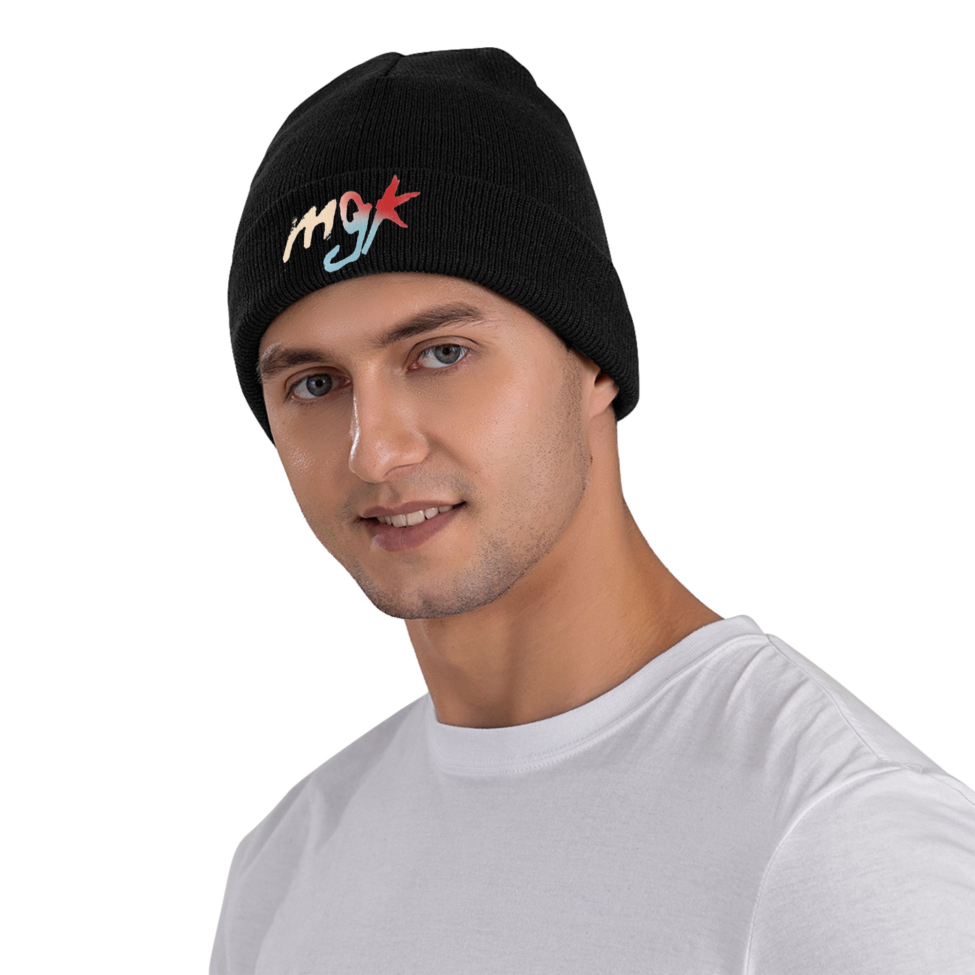 MGK Pop Punk Knitted Caps for  - Street Fashion Loverboy Hat review and price