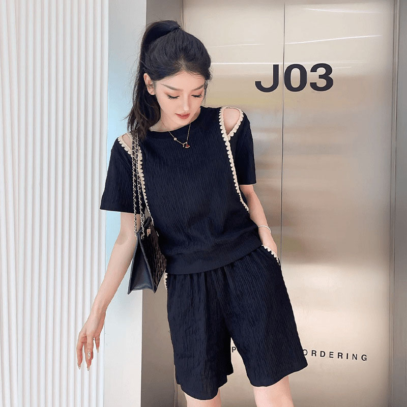 Korean Fashion Off Shoulder T- - Street Fashion Mood review and price