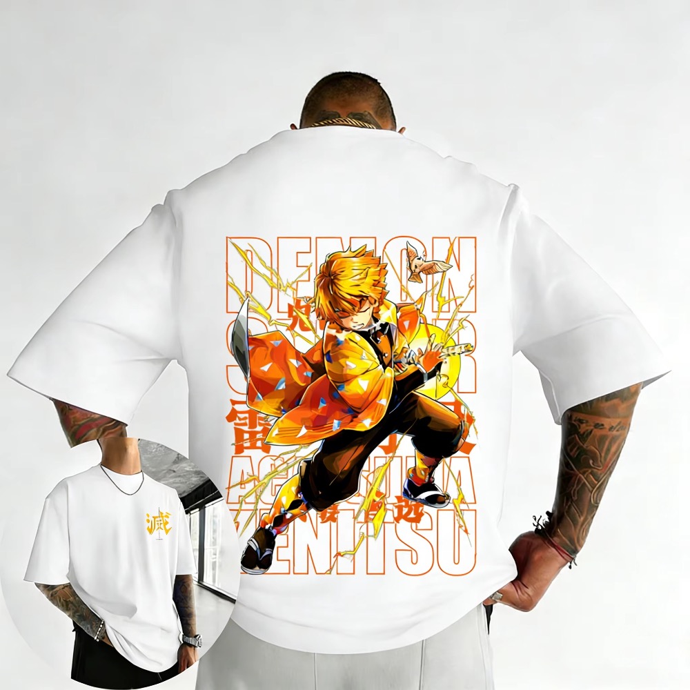 Plus Size Demon Slayer Summer  - Street Fashion Anime review and price