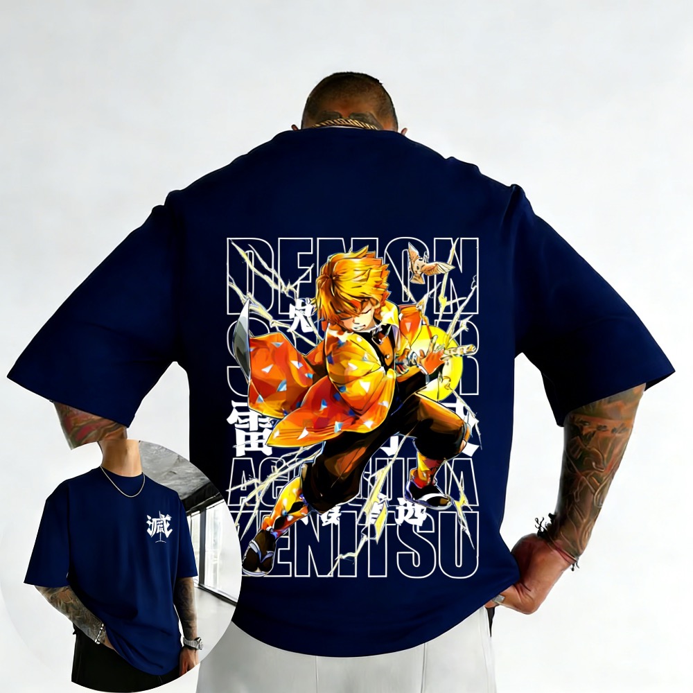 Plus Size Demon Slayer Summer  - Street Fashion Anime review and price