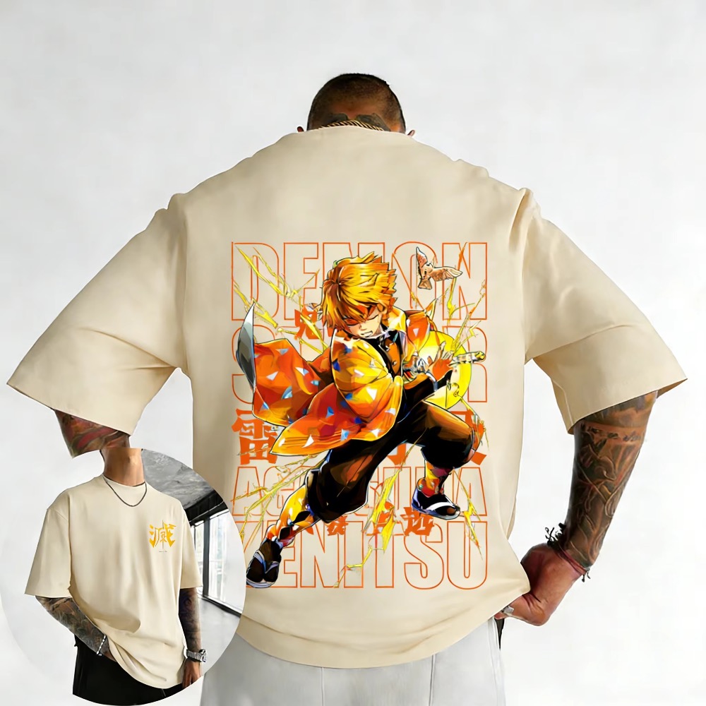Plus Size Demon Slayer Summer  - Street Fashion Anime review and price
