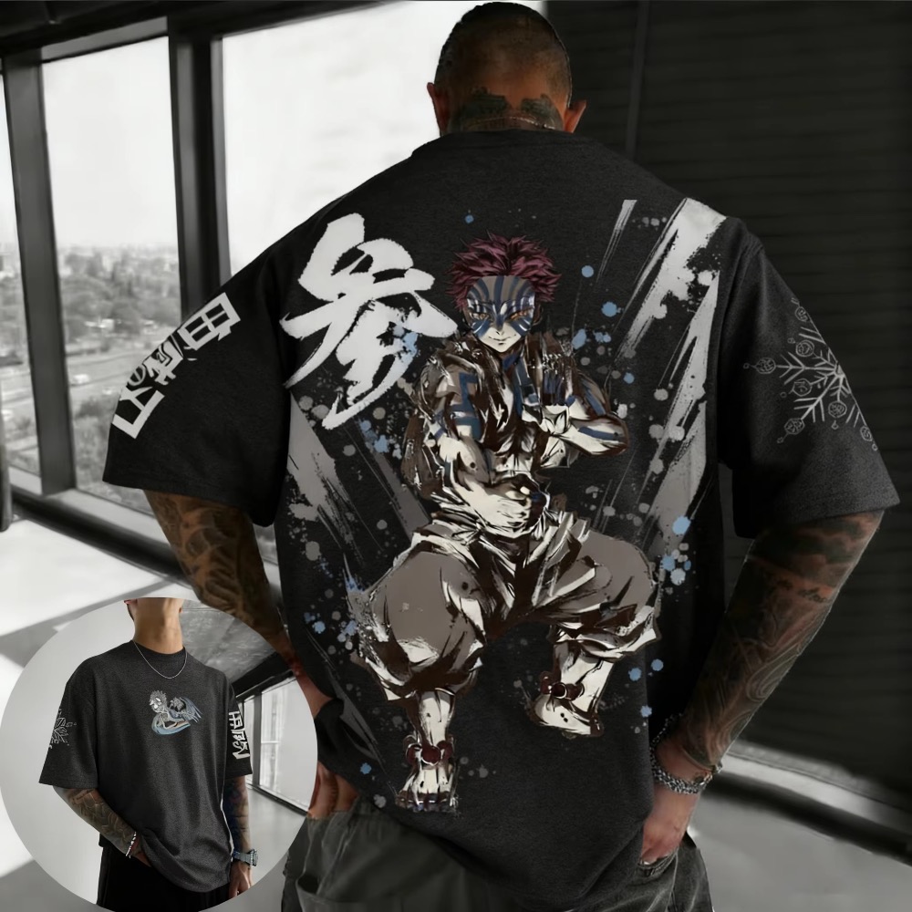 Summer Plus Size Demon Slayer  - Street Fashion Anime review and price