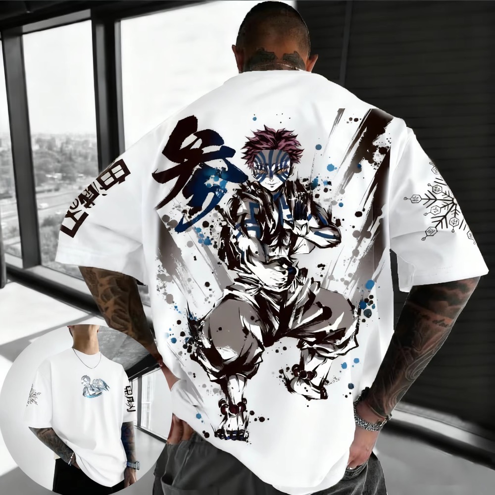 Summer Plus Size Demon Slayer  - Street Fashion Anime review and price