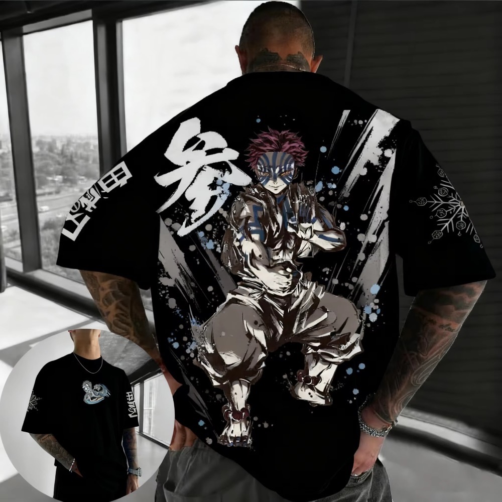 Summer Plus Size Demon Slayer  - Street Fashion Anime review and price