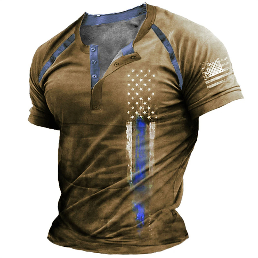 Funny 3D American Flag Print M - Street Fashion China review and price