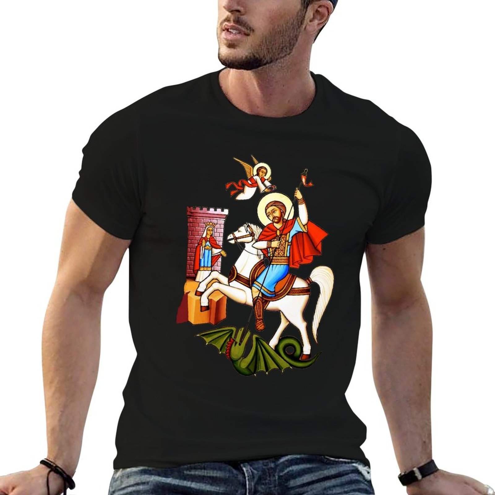 Coptic art, Saint George the m - Street Fashion Egypt review and price