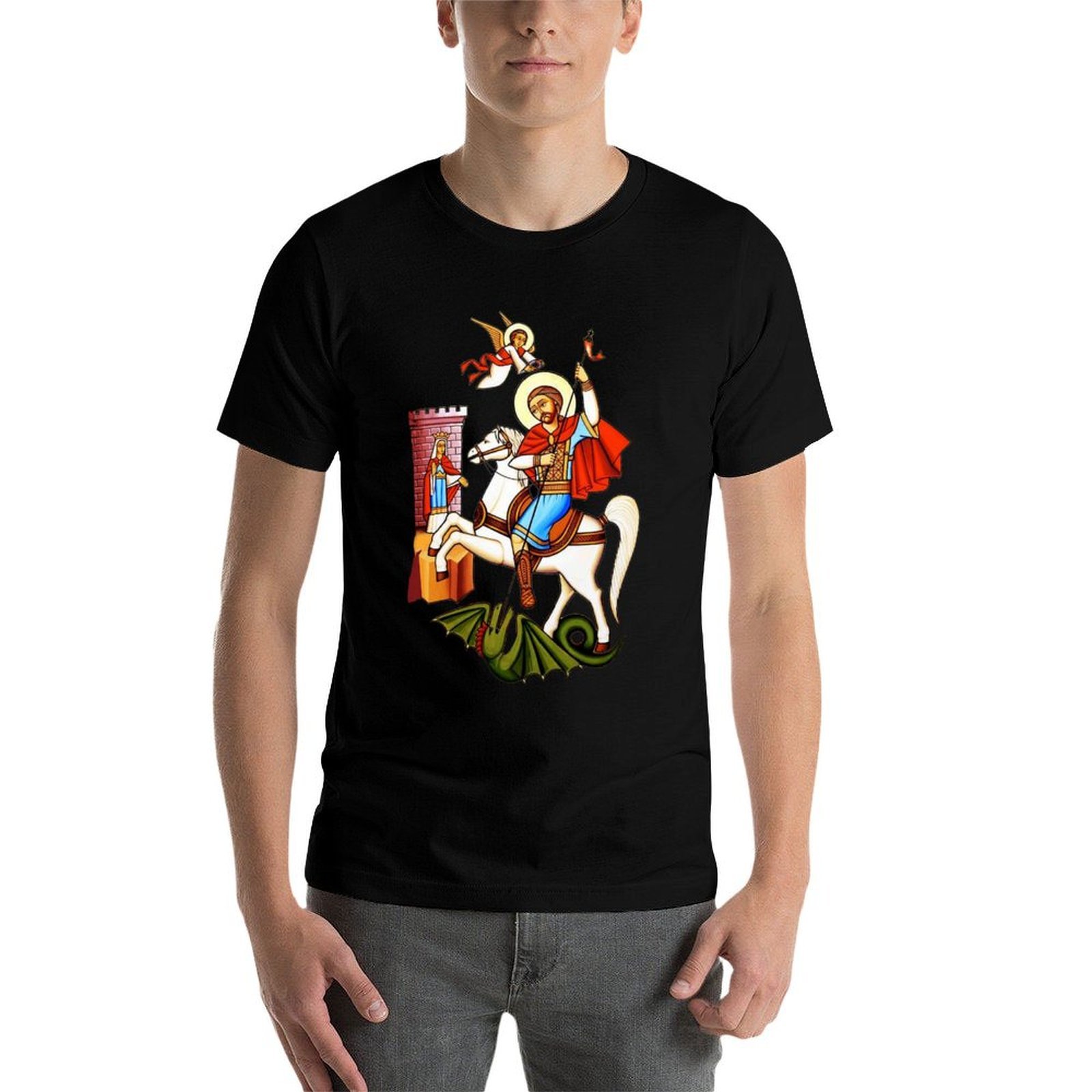Coptic art, Saint George the m - Street Fashion Egypt review and price