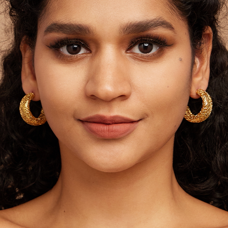 IVOG C Shape Hollowed Out Earr - Street Fashion Websites review and price