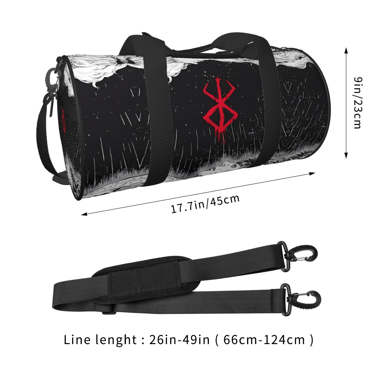 Japan Anime Bereserk Gym Bag F - Street Fashion Anime review and price