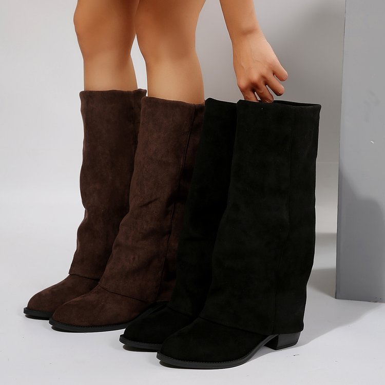 Women's Knee High Boots Autumn - Street Fashion Winter review and price