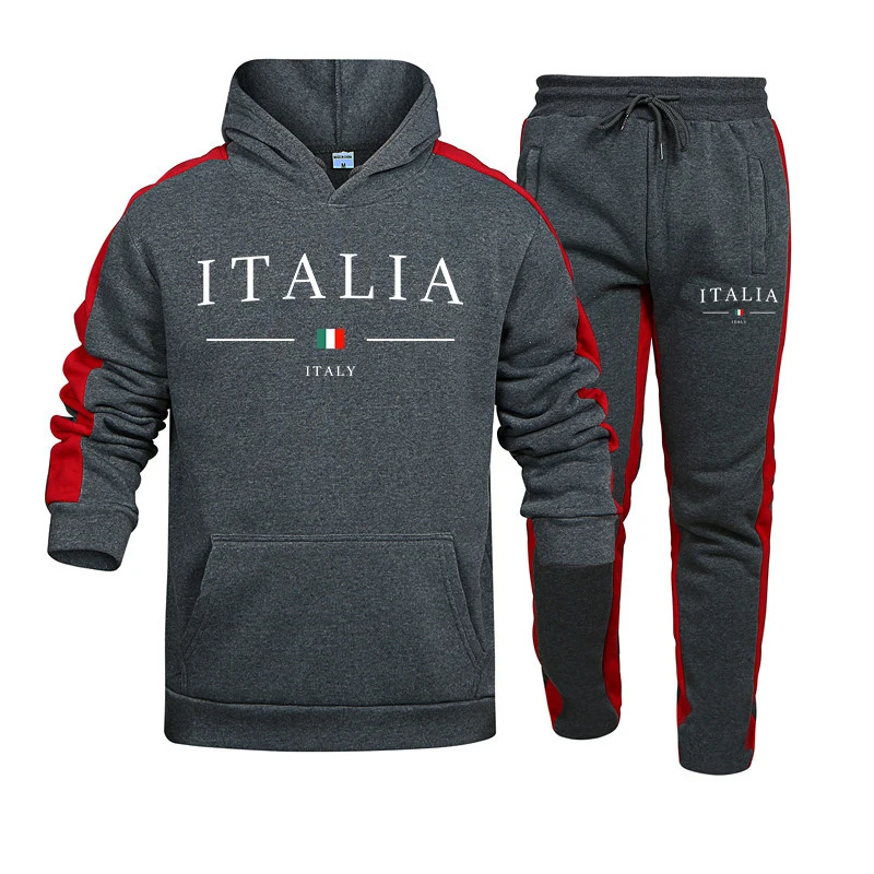 Men's Tracksuit 2 Pcs Sets Fas - Street Fashion China review and price