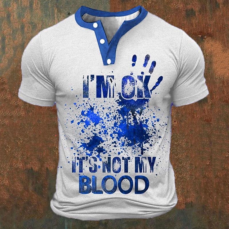 Funny 3D Letter Print Men's He - Street Fashion China review and price