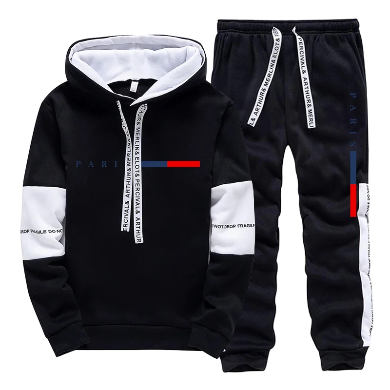 Men's Set/Hoodie/Pants Paris F - Street Fashion Winter review and price